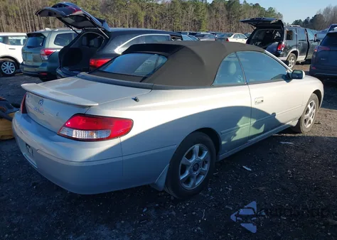 2000 Toyota Camry Solara Sle V6 z USA, uszkodzony, nr VIN 2T1FF22P5YC375558